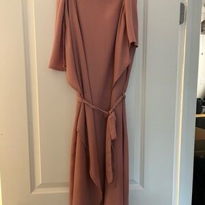 Elegant Mauve Wrap cardigan